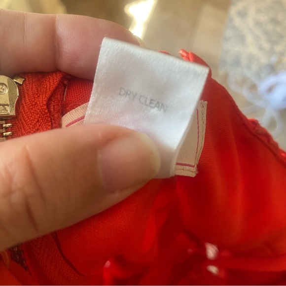 Love Ady Navy Lace Overlay Midi Dress XSmall VNeck Dress Preppy Party Retro Red - Picture 6 of 6